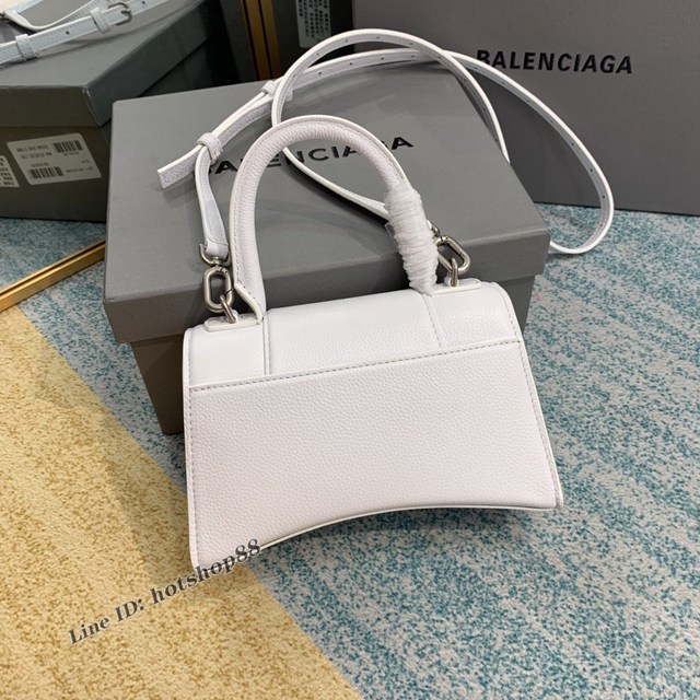 Balenciaga專櫃爆款手提肩背女包 巴黎世家鑽石紋xs小號Hourglass沙漏包 fyj1024